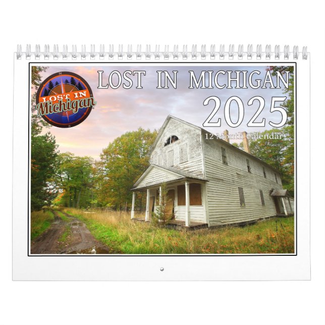 2025 Borttappad i Michigan Wall Calendar Kalender (Omslag)