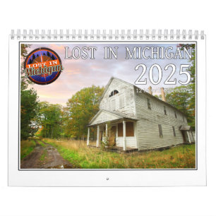 2025 Borttappad i Michigan Wall Calendar Kalender