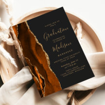 2025 Bränd Orange Agate Mörk Studenten