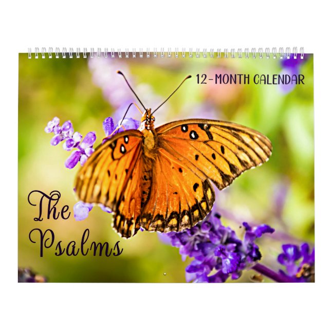 2025 Butterfly Bok i Psalms Calendar Kalender (Omslag)