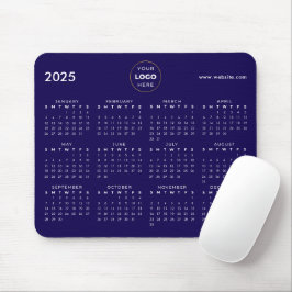 2025 Calendar Business Logotyp Blue Musmatta