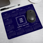 2025 CALENDAR CORPORATE BUSINESS LOGOTYP BLUE MUSMATTA<br><div class="desc">Utforma en egen anpassningsbar 2025-kalendermusknapp med företagets logotyp. Det är en säljfrämjande åtgärd för perfekter eller en företagsgåva till kunder, säljare, anställda och andra värdefulla individer. Kalendern visas elegant med ett sofistikerat serif-teckensnitt, vilket garanterar tydlighet och professionalism, medan layouten snabbt behållor alla tolv månader. I mitten finns det ett framstående...</div>