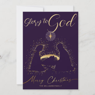 2025 Calendar Nativitetsmanger Glory to God Script Julkort