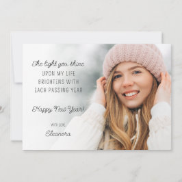 2025 Calendar Photo Motivational Julkort