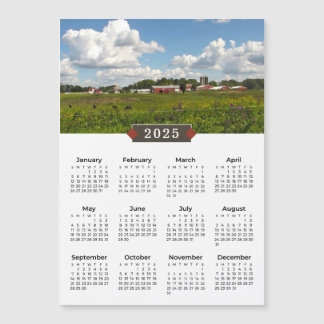 2025 Calendar Scenia Farm Magnet