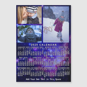 2025 Calendar Space Nebula 3-Anpassningsbars Photo