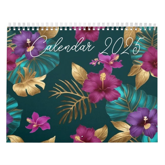 2025 Calendar tropical Kalender (Omslag)
