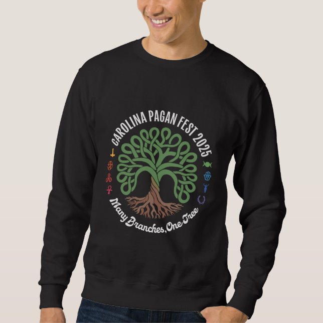 2025 Carolina Pagan Fest Fundraiser Sweatshirt (Framsida)