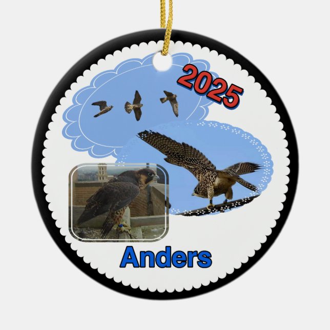 2025 Ceramic Circle Ornament Anders (Framsidan)