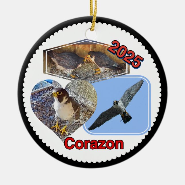 2025 Ceramic Circle Ornament Corazon (Framsidan)