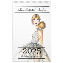 2025 Chic Mode Illustrated Calendar