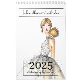 2025 Chic Mode Illustrated Calendar Kalender