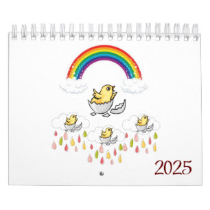2025 - Chickar - regnbåge Kalender