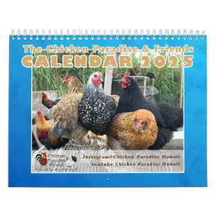 2025 Chicken Paradise Hawaii Calendar チ キ ン パ ラ ダ Kalender