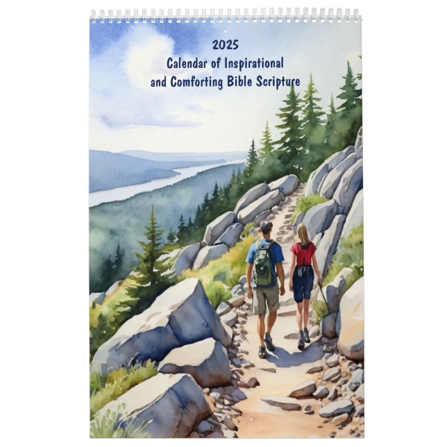 2025 Christian Bible Verses Inspirational Kalender (Omslag)