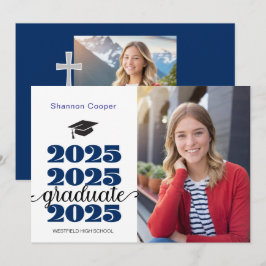 2025 Christian Blue Studenten Photo Notice Meddelande