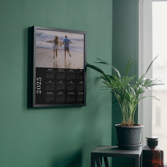 2025 Classic Fullt Bleed Black Calendar Fototryck (Skapare uppladdad)