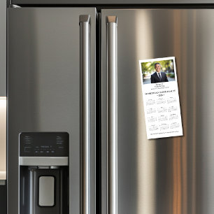 2025 Corporate Magnetic Calendar - Lodrät White