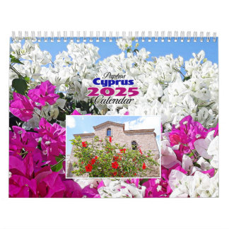 2025 Cyprus Calendar - Paphos Region, Cypern Kalender