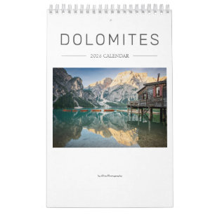 2025 Dolomiternas natur- och landskapsbild Kalender