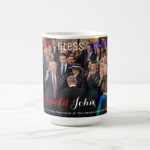 2025 Donald Trump som tog sin ämbetsed Kaffemugg