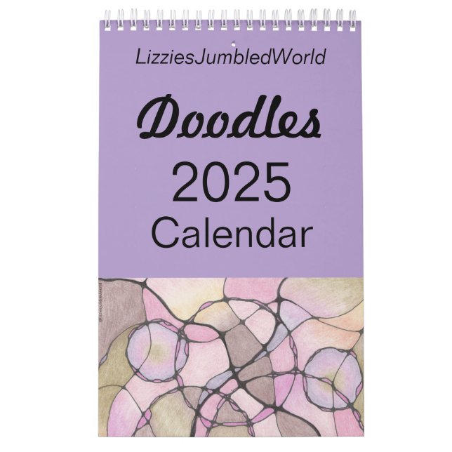 2025 Doodles Calendar Kalender (Omslag)