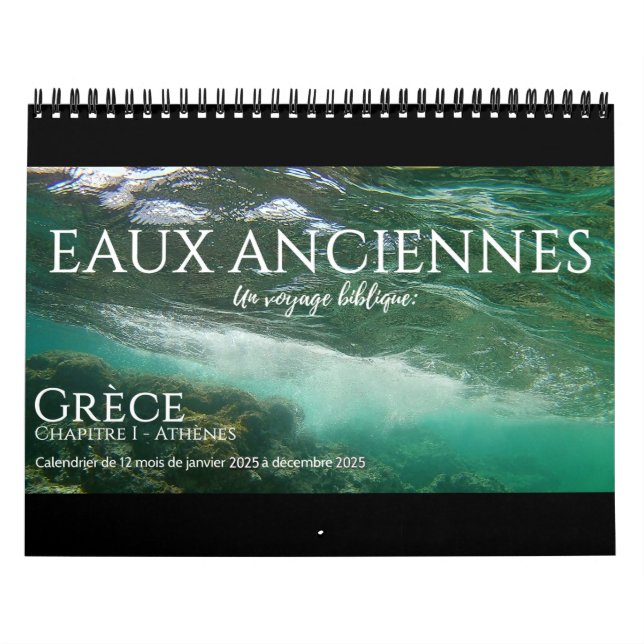 2025 Eaux Anciennes: Un Voyage Biblique Ch. 1 Kalender (Omslag)