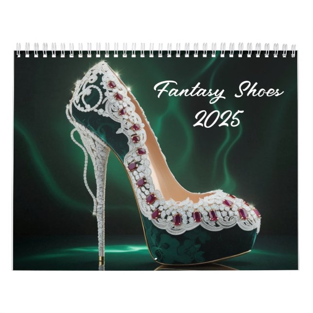 2025 elegant - kalender - fantasy Shoes (Omslag)