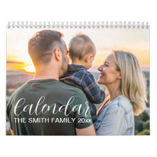 2025 elegant och foto av modern anpassningsbar kalender