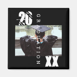 2025 Examens Typografi Fet Foto Magnet