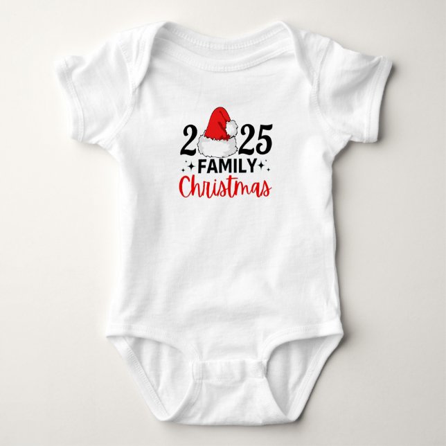 2025 Familj jul T Shirt (Framsida)