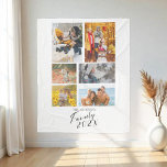 2025 Family Anpassningsbar Photo Collage Fleecefilt<br><div class="desc">Förbättra din familjeplanering med vårt 2025 Family Collage Fleece Blanket! Anpassa den enkelt med dina favoritfoton och favoritdetaljer,  skapar organisationen njutbar och unik för alla.</div>