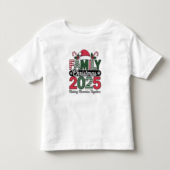 2025 Family Christmas  T Shirt (Framsida)