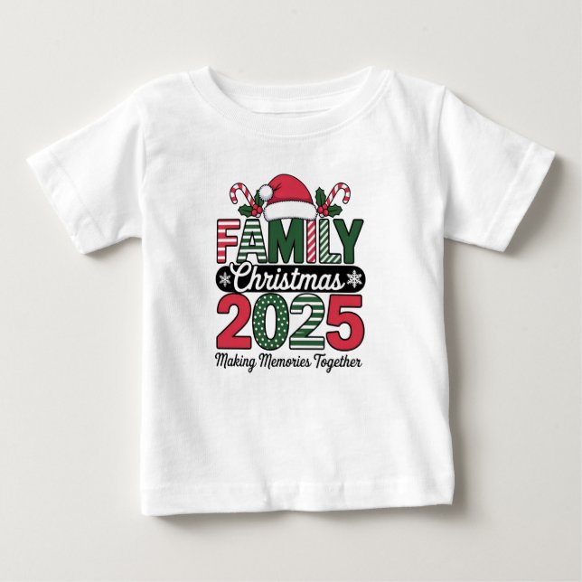 2025 Family Christmas  T Shirt (Framsida)