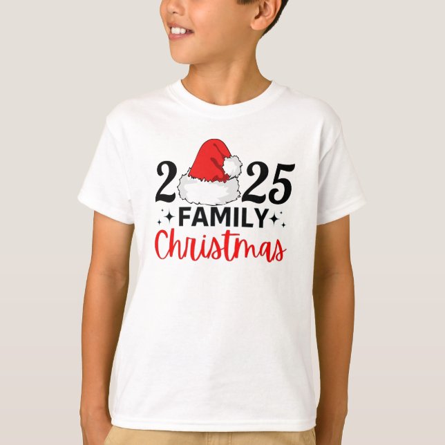 2025 Family Christmas T Shirt (Framsida)