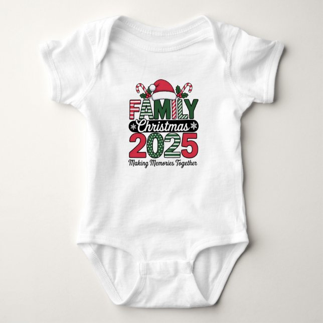2025 Family Christmas  T Shirt (Framsida)
