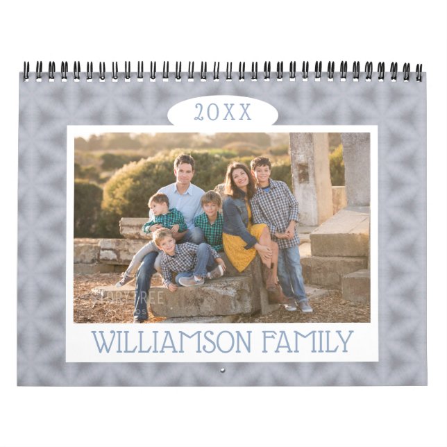 2025 Family Photos Säsong Mönster Kalender (Omslag)