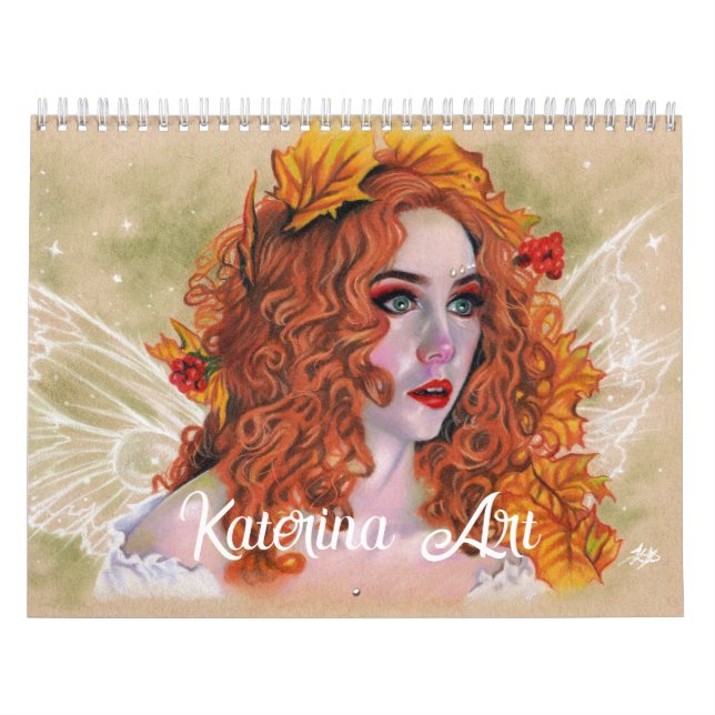 2025 Fantasy Art Calendar Katerina Art Kalender (Omslag)