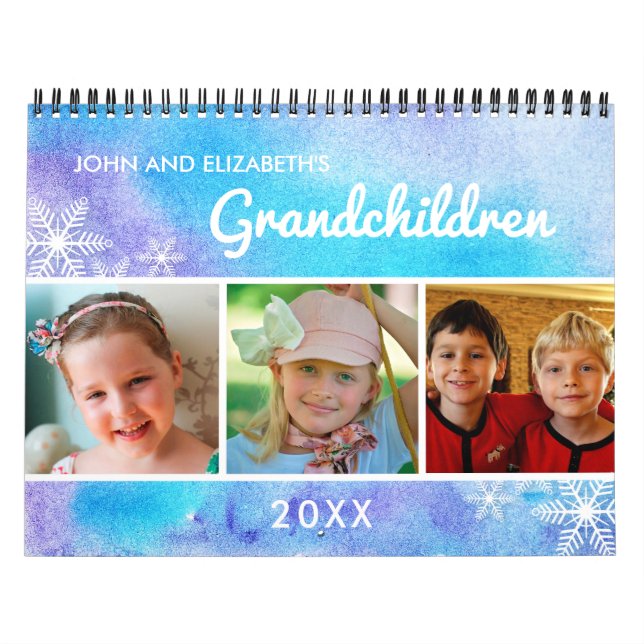 2025 Farbarn Foto Grandparent Kalender (Omslag)