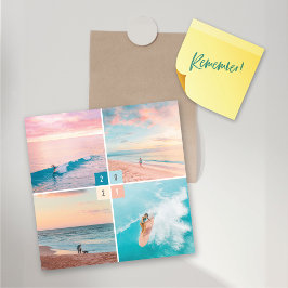 2025 Färg blockerar det nya året 4-fotomagnetiskt 