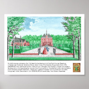 2025 färgläggning 1760 Tryck Kasteel De Essenburg