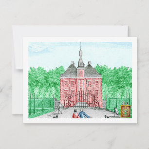 2025 färgläggning 1760 Tryck Kasteel De Essenburg Vykort