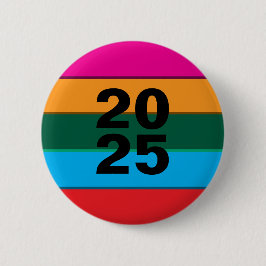 2025 Fet färglöst Linjer Knapp