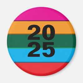 2025 Fet färglöst Linjer Magnet