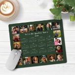 2025 Forest Grönt Många Photo Collage Calendar Musmatta<br><div class="desc">🌟 2025 Forest Grönt Många Photo Collage Calendar Mouse Pad med en enkel, minimalistisk årskalender och 18 av dina favoritfoton. Alla färg är anpassade. Gör en underbar gåva till mor- och farföräldrar, föräldrar, moster, ungar, gudföräldrar med mera! Kontakta oss på cedarandstring@gmail.com om du behöver hjälp med designen eller matchande produkter....</div>