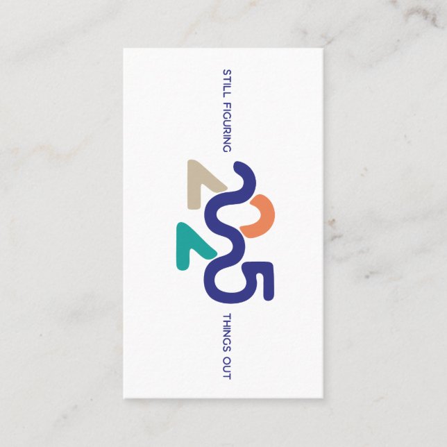 2025 fortsätter att konfigurera sak visitkort (Framsida)