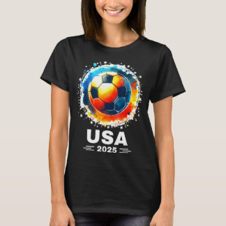 2025 Fotboll Flygande Bisonrel Fotboll 2025 Fotbol T Shirt