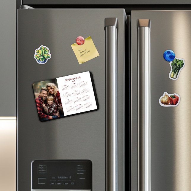 2025 Foto Calendar Barn Red Magnet (Skapare uppladdad)