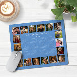 2025 Fransk Blue Många Photo Collage Calendar Musmatta<br><div class="desc">🌟 2025 Cornblomma Fransk Blue Många Photo Collage Calendar Mouse Pad med en enkel, minimalistisk årskalender och 18 av dina favoritfoton. Alla färg är anpassade. Gör en underbar gåva till mor- och farföräldrar, föräldrar, moster, ungar, gudföräldrar med mera! Kontakta oss på cedarandstring@gmail.com om du behöver hjälp med designen eller matchande...</div>
