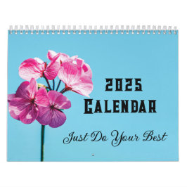 2025 gör bara din bästa blomsterkalender kalender